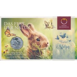 Autriche - 5 Euro 2019 - lapin