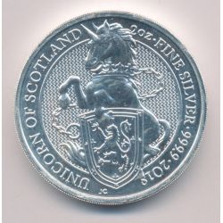 Royaume-Uni - 5 Pounds 2018 - 2 once argent - FDC