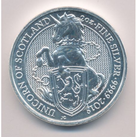 Royaume-Uni - 5 Pounds 2018 - 2 once argent - FDC