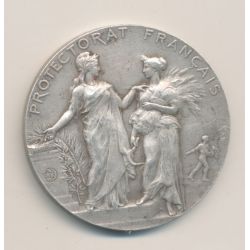 Médaille - Concours régional - Souk el arba - 1910 - argent 36,65g - 41mm - TTB+