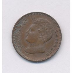 1 Centime 1816 Essai - Napoléon II - bronze - SUP