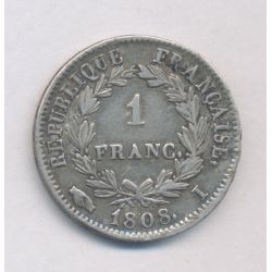 Napoléon empereur - 1 Franc - 1808 I Limoges - TB+