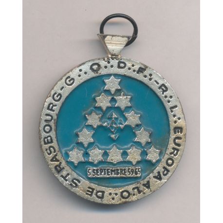 Médaille - Grand orient de France - Strasbourg - 5 septembre 1965 - TTB