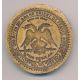 Reproduction sceau maçonnique - Grand collège des rites en Français - GODF - uniface 53mm - TTB