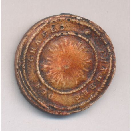 Reproduction sceau maçonnique - Chambre des grades - 24mm