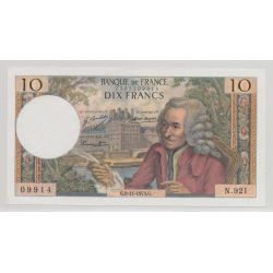 10 Francs Voltaire - 8.11.1973 - N.921 - SUP