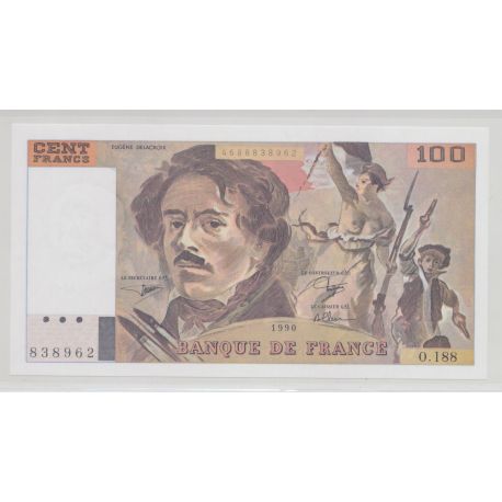 100 Francs Delacroix - 1990 - O.188 - NEUF