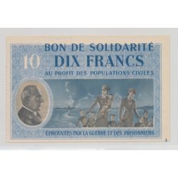 Bon de solidarité - 10 Francs Pétain - Neuf