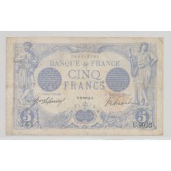 5 Francs Bleu - 21.01.1916 - TB+