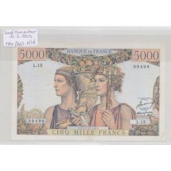 5000 Francs Terre et Mer - 10.03.1949 - TTB+