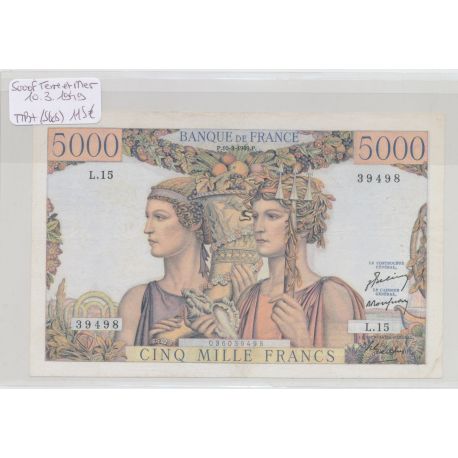 5000 Francs Terre et Mer - 10.03.1949 - TTB+