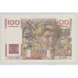 100 Francs Jeune paysan - 3.10.1946 - SUP+