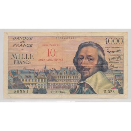 10NF/1000 Richelieu - 7.03.1957 - TTB