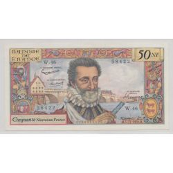 50NF/5000f Henri IV - 5.11.1959 - SUP