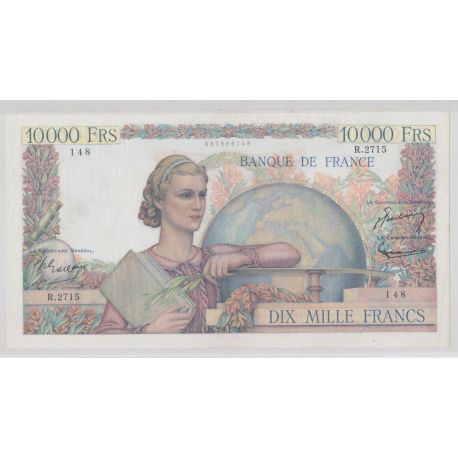 10000 Francs Génie - 2.05.1952 - TTB