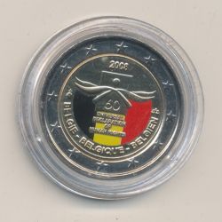 2 Euro couleur - Belgique 2008 - 60e anniversaire déclaration droits de l'homme