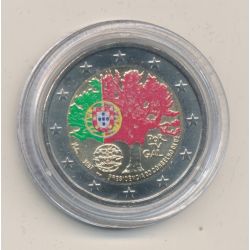 2 Euro couleur -  couleur - Portugal 2007 - présidence portugaise de l'union européenne