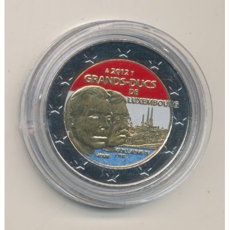 2 Euro couleur - Luxembourg 2012 - Grands ducs