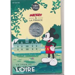 10 Euro 2018 - Mickey et la France - Un tour de Loire - N°3 - argent