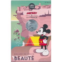 10 Euro 2018 - Mickey et la France - Ballade de toute beauté - N°8 - argent