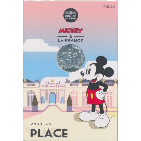 10 Euro 2018 - Mickey et la France - Dans la place - N°15 - argent