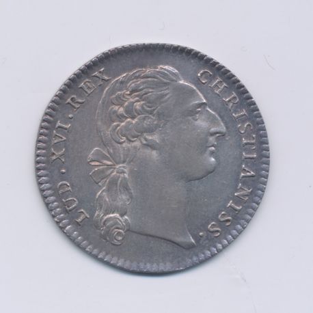 Jeton - Louis XVI - Chambre de commerce - 1774 - La Rochelle - argent - 29mm - TTB+