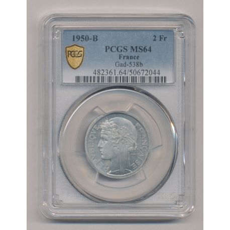 2 Francs Morlon - 1950 B - MS64