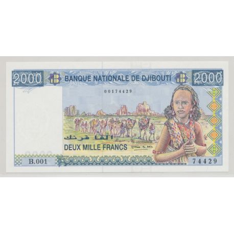 Djibouti - 2000 Francs - ND 2005 - Neuf