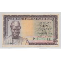 Guinée - 100 Francs - 1.03.1960 - TTB