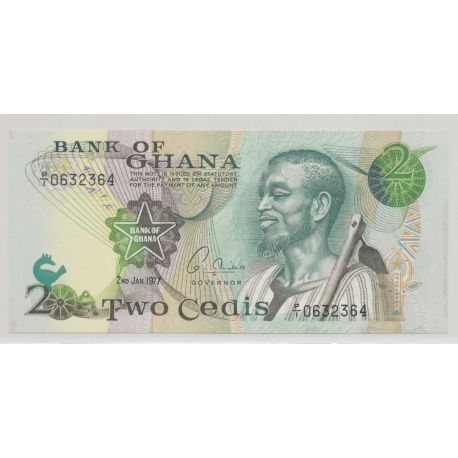 Ghana - 2 cedis - 2.01.1977 - NEUF