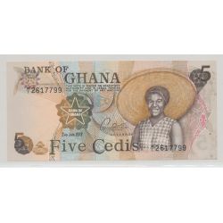 Ghana - 5 cedis - 2.01.1977 - NEUF