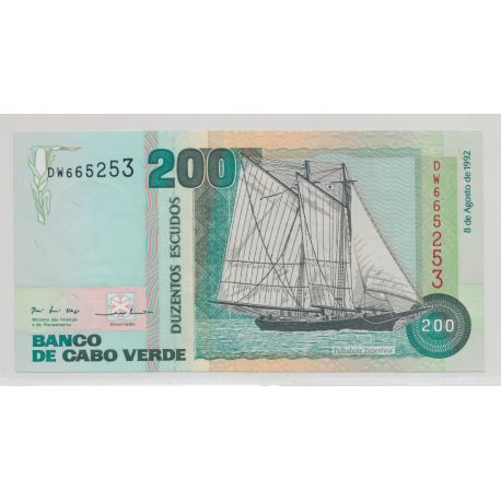 Cap vert - 200 escudos - 1992 - NEUF