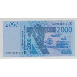 Afrique de l'ouest - 2000 Francs 2003 - K Sénégal - Neuf