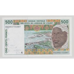 Afrique de l'ouest - 500 Francs - K Sénégal - SPL