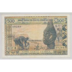 Afrique de l'ouest - 500 Francs - K Sénégal - TTB