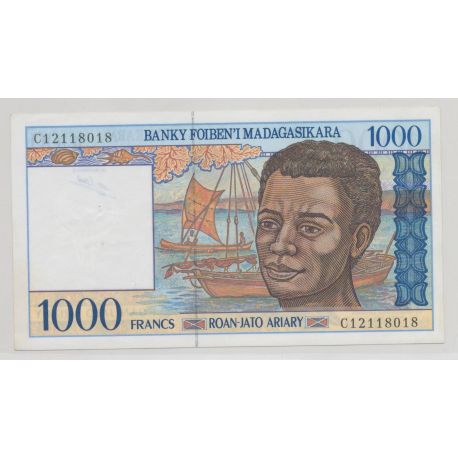Madagascar - 1000 Francs-200 Ariary - ND 1994 - SPL