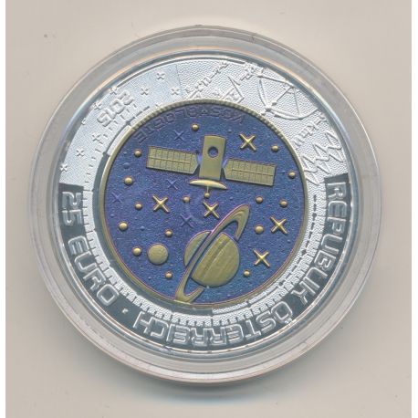 Autriche - 25 Euro 2015 - Kosmologie - bi-métallique - sans certificat ni boite