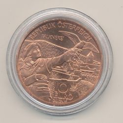 Autriche - 10 Euro 2012 - cuivre