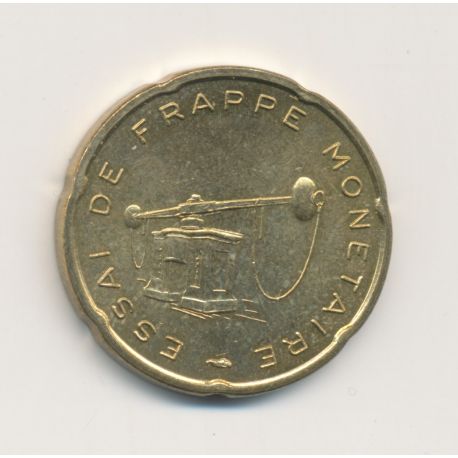 Essai de frappe Pessac - Module 20 Centimes Euro - SPL