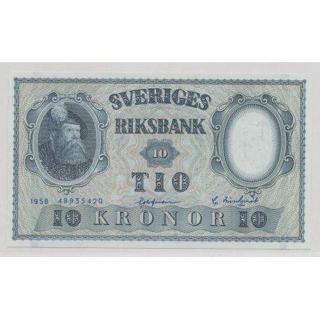 Suède - 10 Kronor 1958 - Neuf