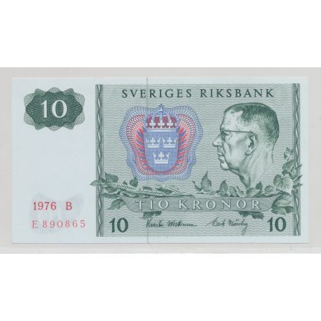 Suède - 10 Kronor 1976 B - Neuf