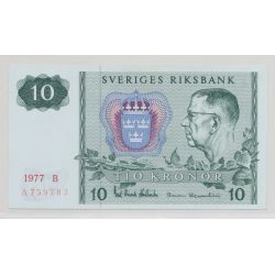 Suède - 10 Kronor 1977 B - Neuf