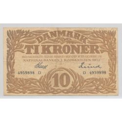 Danemark - 10 Kroner - 1933 D - TTB