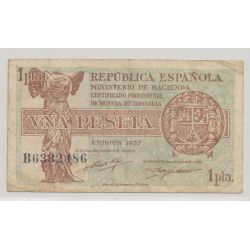 Espagne - 1 Peseta 1937 - tb+