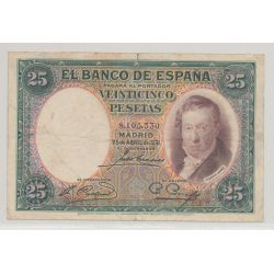 Espagne - 25 Pesetas 1931 - TB+