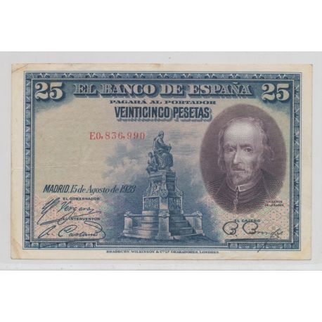 Espagne - 25 Pesetas 1928 - TTB