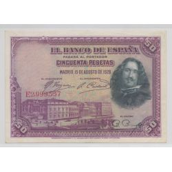 Espagne - 50 Pesetas 1928 - TTB+