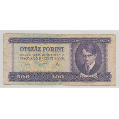 Hongrie - 500 Forint 1975 - TB