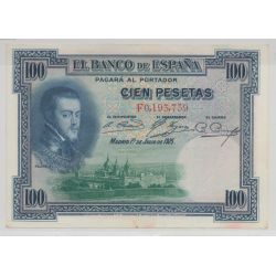 Espagne - 100 Pesetas 1925 - TTB+