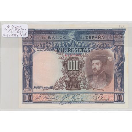 Espagne - 1000 Pesetas 1925 - SUP